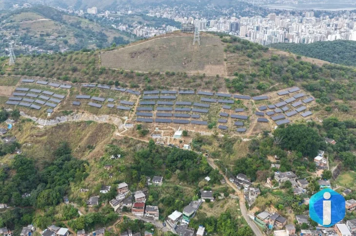 Usina solar em comunidade de Niterói gera energia para 19 creches