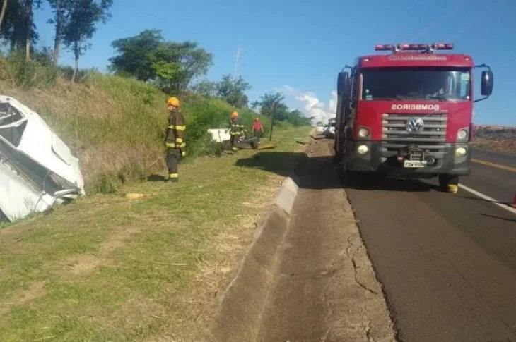 Venceslauense morre após capotar caminhonte em rodovia de Junqueirópolis